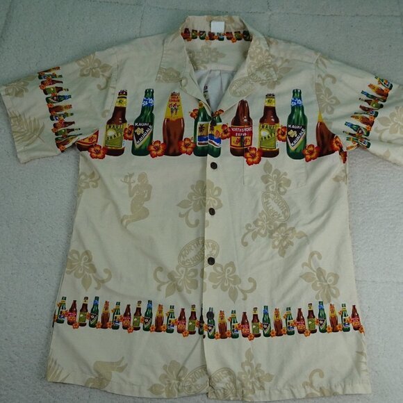 Palmwave Hawaii Other - Hawaiian North Shore Beer Bottle Shirt X-Large